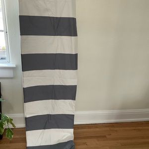 Black out curtain panel grey and white